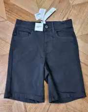 Anko - Teen Boys Black Denim 'Dress' Shorts - Size 10