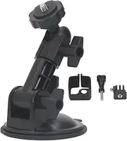 Suction Cup Camera Car Mount High Load Bearing Windshield Camera Holder for Heavy Duty Action Cameras