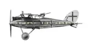 Halberstadt CL.II 35" Wingspan RC Model Airplane Plans PRINTED Full Size