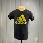 * NWT Adidas The Go-to Men’s Black Big Logo Short Sleeve Tee Sz S