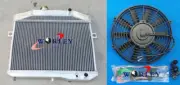 3 row aluminum radiator + fan for Volvo Amazon P1800 B18 B20 engine GT 59-70 MT