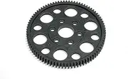 Nylon 994084 Spur Gear 48P 84T for R2 R2-G R3-G R3-CR R3-PRO T3M 1/10 RC Electric Remote Control Model Car Racing(Black)