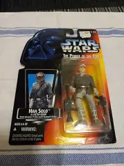 1995 Kenner Star Wars Power of the Force POTF2 Han Solo in Hoth Gear SEALED