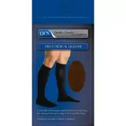 QCS Men's Support Socks 15-20mmHg (Brown) Medium