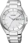 CITIZEN ATTESA Eco-Drive radio-controlled watch with day-date display AT6050-54A