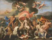 Nicolas Poussin - The Birth of Venus Fine Art Print on Canvas Wall Decor 36"
