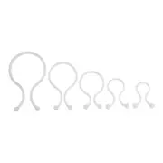 D-Line Cable Tidy Twists 20-Pack with 5 Sizes (White)