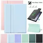 For Samsung Galaxy Tab S7 S8 S9 FE A9 Plus Smart Leather Flip Stand Case Cover