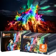 HGD (6 Pack) Magic Campfire Fire Color Changing Packets for Fire Pit, Indoor/...