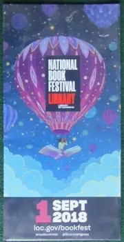 PROGRAM~NATIONAL BOOK FESTIVAL~SEPT 1 2018~LIB OF CONGRESS~GABY D'ALESSANDO ILLO