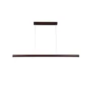 Meya Modern Sleek CCT LED Hanging Pendant Light Lamp Small Walnut