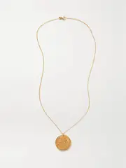 [Alighieri] Alighieri - Il Leone Medallion Gold-plated Necklace - One size One size Gold