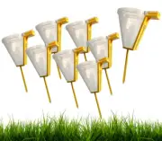 Pro Big Pack Extremely Accurate Sprinkler Calibration Tool Cups/Cones Rain Gauge