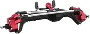 1/10 Front and Rear Axle Set for Ax&ial Ca&Pra 1.9 UTB AXI03004 Bu&ggy F9 Wr&aith 90018 RR10 Upgrade Part 1/10 RC Crawler All Metal Fr&on&t and Rear Portal Axle Aluminum Front & Rear Portal Axles(Red