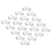 PVC Conduit Coupler 90 Degree Elbow Pipe Fittings 20 mm White Conduit Pack of 30