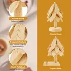 Wood Trivets Table Mat Set Easy to Use Table Decor Wood Trivets for Hot CrkKm