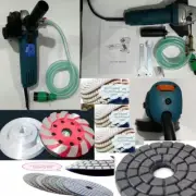 Wet Polisher Polishing Pad 35 + 4 cup concrete granite sandstone marble buffer