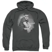 Hoodie - TROUBLE Pull-Over Sweatshirt pure cotton classic