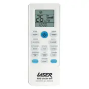 Laser Universal A/C Remote: Quick 2-Button Setup for All Major Brands