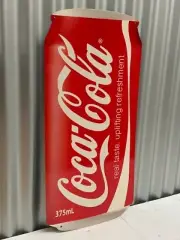 COCA COLA COKE CAN NEW LARGE METAL SIGN DIE CUT 3D DESIGN