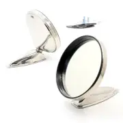 NEW CHROME STAINLESS STEEL DOOR FENDER MIRRORS SET FERRARI 275 GTB 500 SUPERFAST