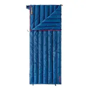Naturehike Cicada Wing 400g Duck Down Envelope Sleeping Bag - Blue