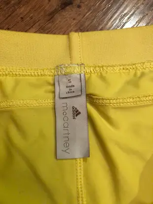 Stella McCartney x adidas 鮮黃色蕾絲豹紋瑜珈褲～清衣櫃