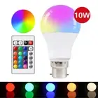 10W B22 LED Bulb Light 16-Colour Changing Remote Control RGB Globe Color Lamp