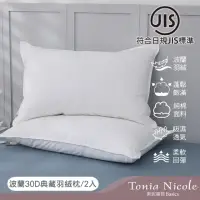 在飛比找momo購物網優惠-【Tonia Nicole 東妮寢飾】波蘭30D典藏羽絨枕(