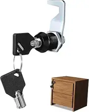 ORFOFE Replacement Safe Locks 2 Sets of Tubular Cam Locks for Rv Mailbox Desk 5/8 Inch Keys