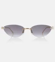 [Cartier Eyewear Collection] Cartier Eyewear Collection Clash De Cartier cat-eye sunglasses One Size gold