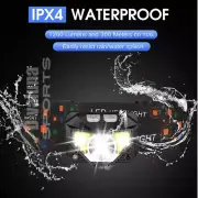 Headlight LED Flashlight Headlamp 1200 Lumens USB Rechargeable Waterproof