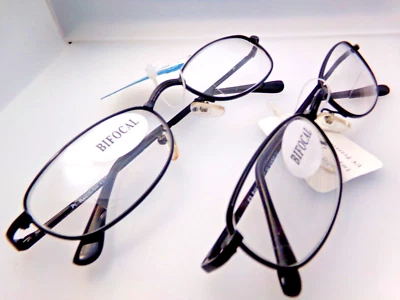 2 Bifocal READING GLASSES Power +1.0 Classic compact styles Fair Vision brand