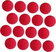 WOONEKY 40pcs Clown Nose Sponge 50mm Red Party Clown Cosplay Props Clowns Nose Makeup for Occasions