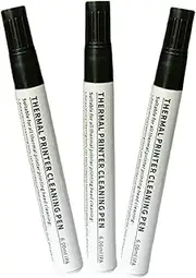 Eigell 3Pcs Thermal Printer Cleaning Pen, Repair Pens, Quickly Removing,Card Cleaner Printhead Cleaning Pen/Universal