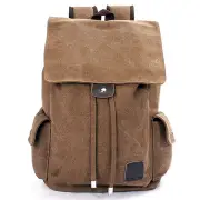Men Outdoor Travel Canvas Backpack School Rucksack Shoulders Bag