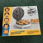 Animal Mini Waffle Maker- Makes 7 Fun Different Shaped Pancakes Including a C...