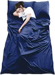 Sleeping Bag Liner, Portable Sleep Sack Lightweight Dirt-Proof Hotel Sheet for Adult