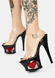[Pleaser] Love Unleashed Platform Heels