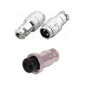 2 Pin inline Female Socket and Male Plug Connectors Pair Power Micophone x 10