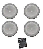2 Pair of Rockford Fosgate 10" Stamped Mesh Grille Insert for Punch P2/P3