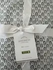 Pottery Barn Jerrie Print Full Sheet Set Gray/White Abstract Peacock CoastalNEW