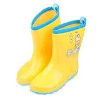 在飛比找momo購物網優惠-【布布童鞋】角落小夥伴大集合黃色附鞋墊兒童雨鞋(B2T494