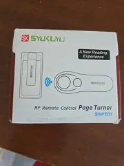 Syukuyu RF Remote Control Page Turner for Kindle / iPhone / iPad /Android White