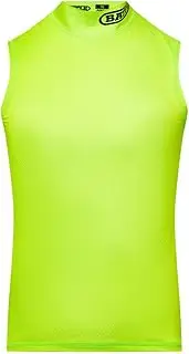 [Battle] Sports Mock Neck Sleeveless Compression Shirt, 4-Way Stretch Mesh, Moisture Wicking