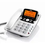 【特惠好物】TCL206電話機傢用商務辦公固話免電池大屏幕夜光翻屏有繩座式座機