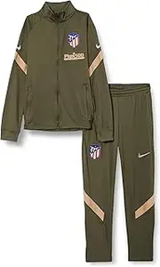 [Nike] Kids' ATM Y NK Dry STRKE TRK Suit K Tracksuit, Cargo Khaki/Cargo Khaki/Khaki/(Khaki) (no Sponsor-plyr)