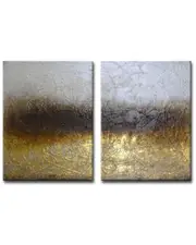 Ready2HangArt Shadow Field 2pc Wrapped Canvas Wall Art by Norman Wyatt