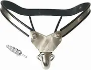 ZJPOJPH SM Metal Chastity Belt Chastity Cages With Butt Plugs Cock Cages Male Chastity Pants Bondage Penis Sex Toys For Men Women(C,120cm/130cm)