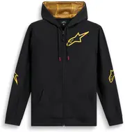 Alpinestars Sessions V3, zip hoodie , color: Black/Gold , size: M
